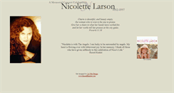 Desktop Screenshot of nicolettelarson.com